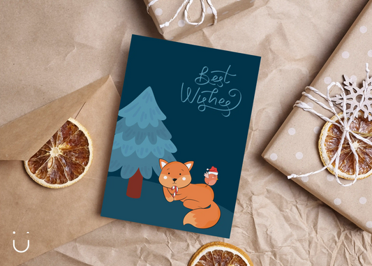 Best wishes - kerstkaartjes