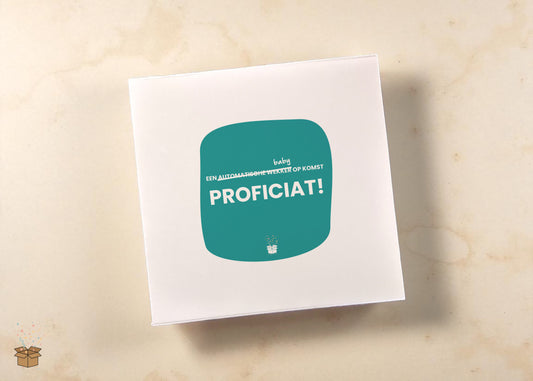 Cadeaubox S "Lekkernijen" - "Een baby op komst"