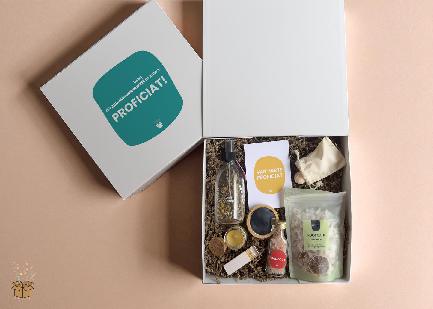 Cadeaubox M "Relax" - "Een baby op komst"