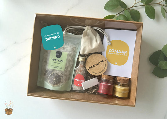 Cadeaubox S "Relax" - "Eén uit de duizend"