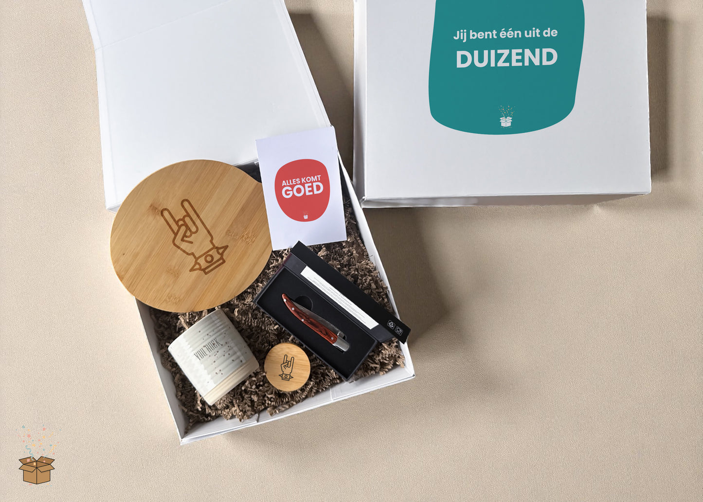 Cadeaubox Voor Hem "Heavy Metal" - "Eén uit de duizend"
