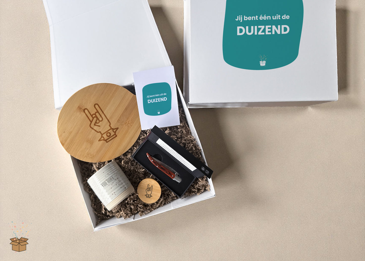 Cadeaubox Voor Hem "Heavy Metal" - "Eén uit de duizend"