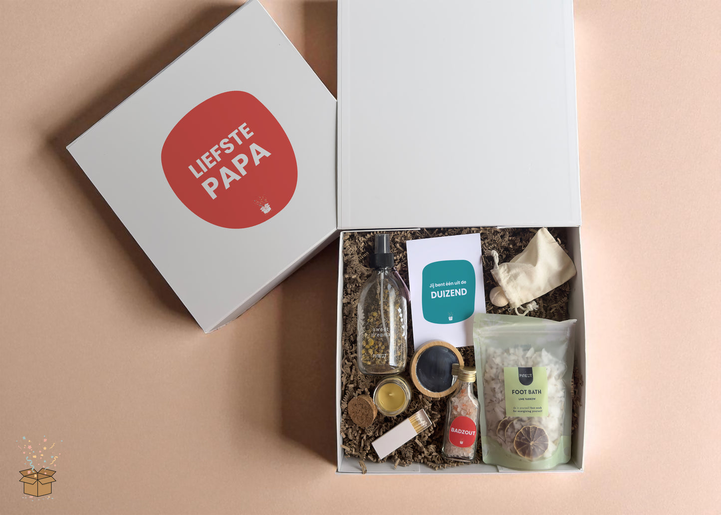 Cadeaubox M "Relax" - "Liefste papa"