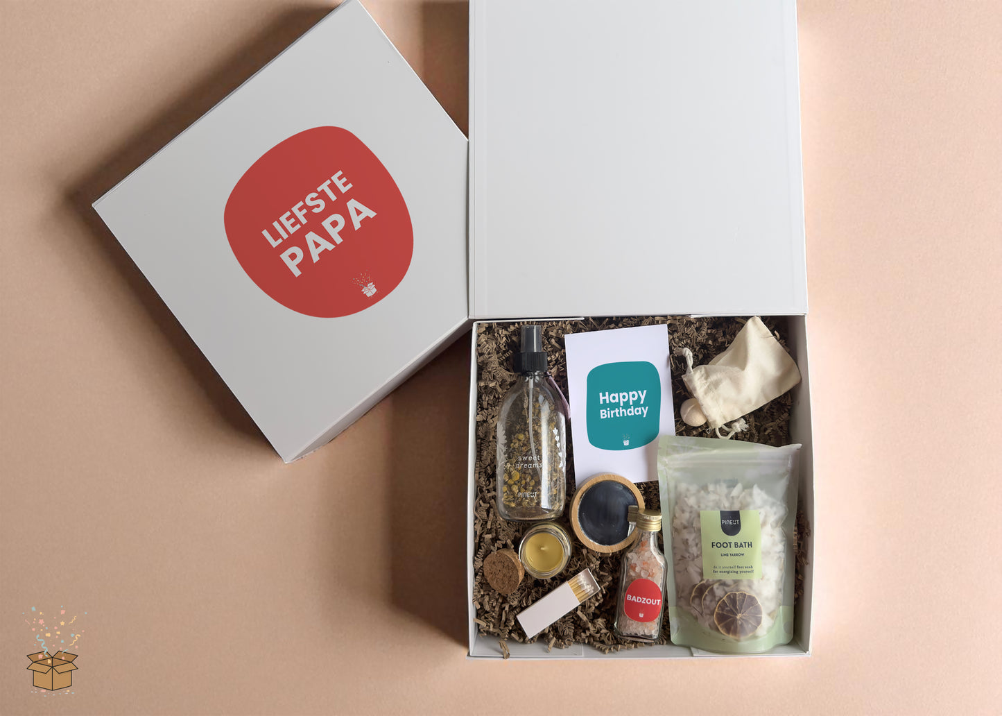 Cadeaubox M "Relax" - "Liefste papa"