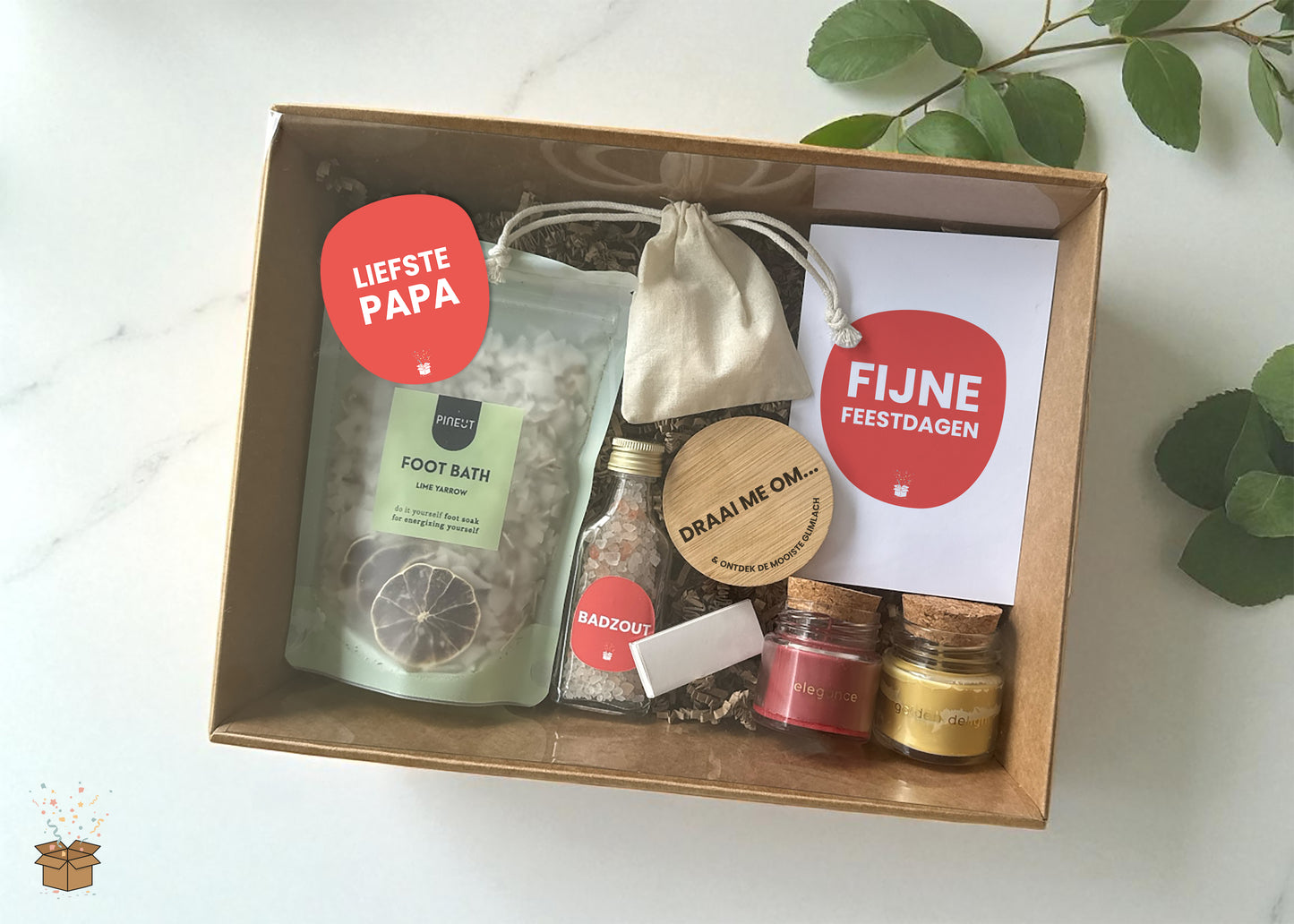 Cadeaubox S "Relax" - "Liefste papa"