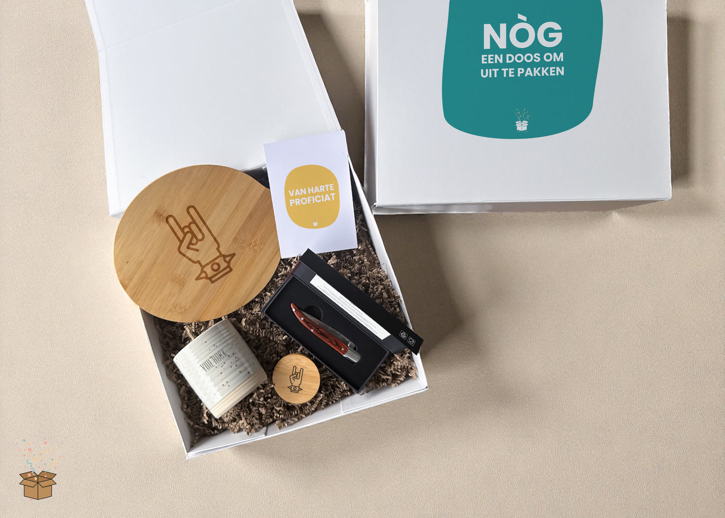 Cadeaubox Voor Hem "Heavy Metal" - "Nòg een doos om uit te pakken"
