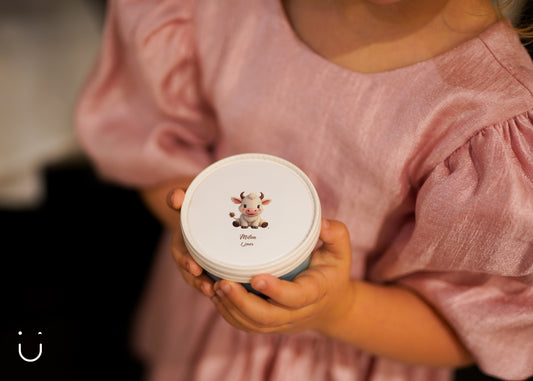 Traktatie 1 jaar Koe - Deugeniet - Traktatie kinderfeestje