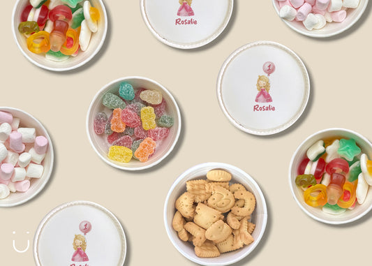 Traktatie 1 jaar Prinses roze - Deugeniet - Traktatie kinderfeestje