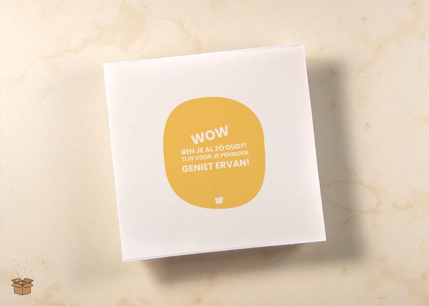 Cadeaubox L "Lekkernijen" - "Tijd voor je pensioen"