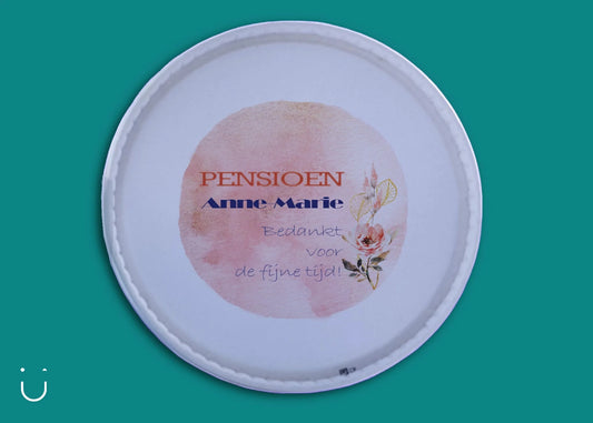 Traktatie pensioen "Bedankt voor de fijne tijd" - Deugeniet - Traktatie Pensioen