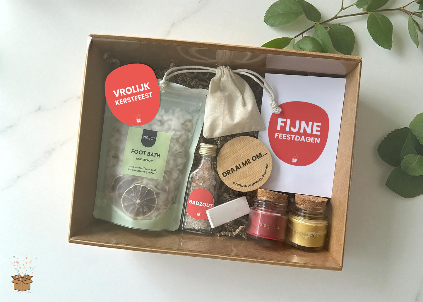 Cadeaubox S "Relax" - "Vrolijk Kerstfeest"
