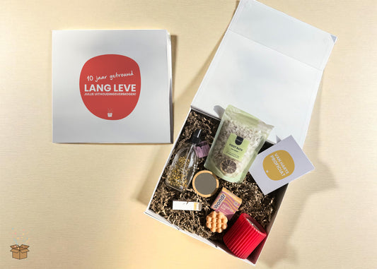 Cadeaubox L "Relax" - "10 jaar getrouwd"
