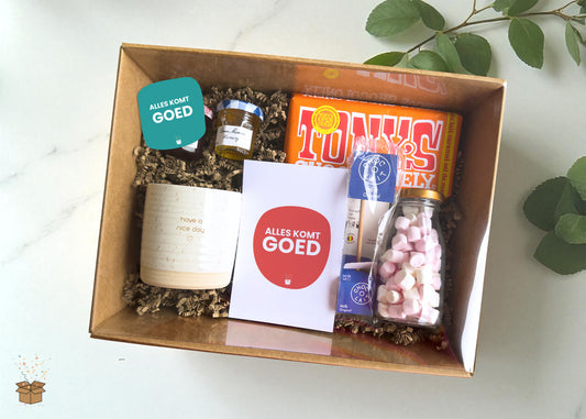 Cadeaubox S "Lekkernijen" - "Alles komt goed"