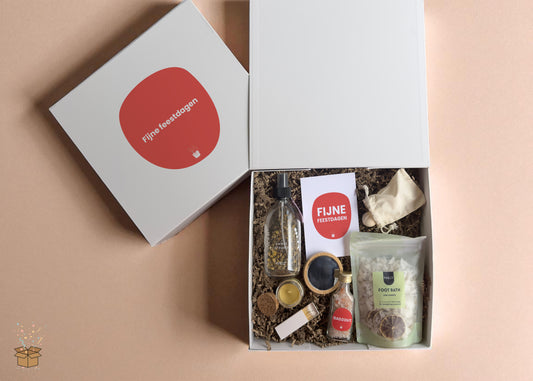 Cadeaubox M "Relax" - "Fijne feestdagen"