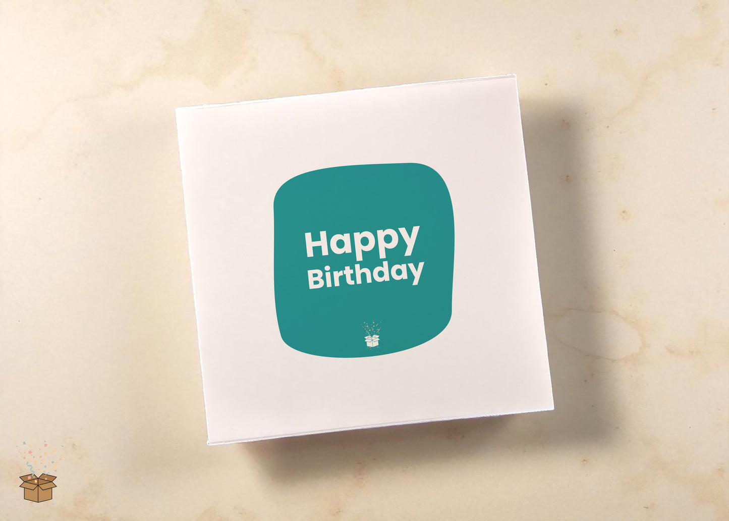 Cadeaubox L "Lekkernijen" - "Happy birthday"