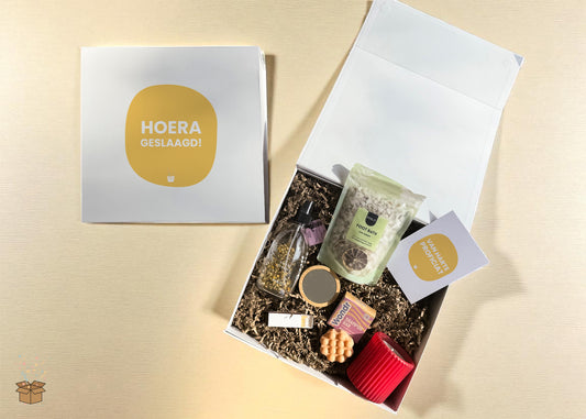 Cadeaubox L "Relax" - "Hoera geslaagd"