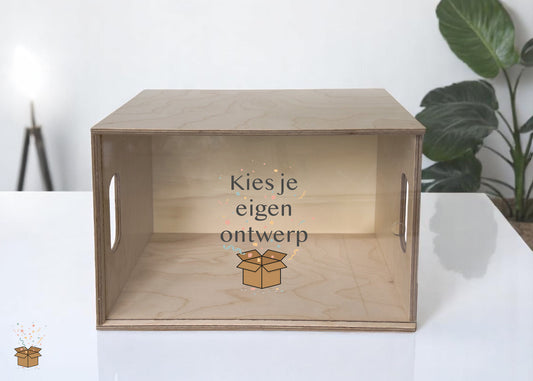 Herinneringsdoos - Plexiglas deksel - Bedrukt