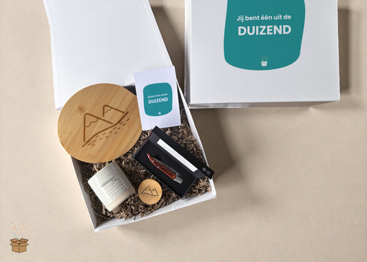 Cadeaubox Voor Hem "Outdoor" - "Eén uit de duizend"