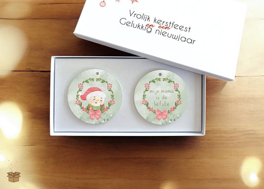 Cadeauset - Kersthangers - Mama is de liefste