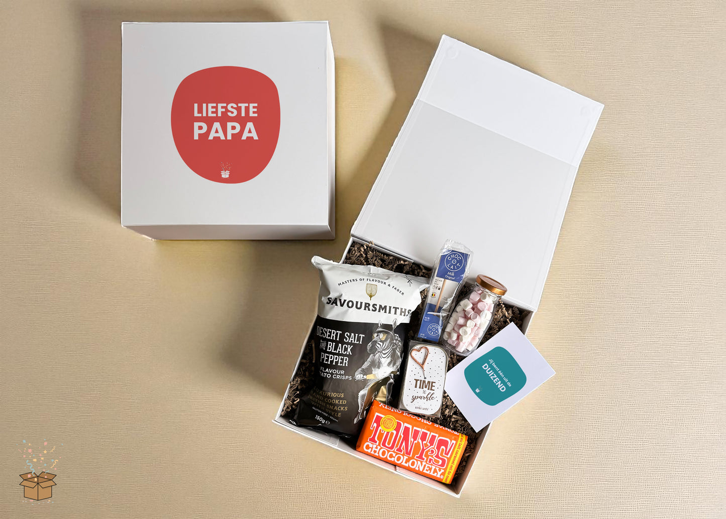 Cadeaubox M "Lekkernijen" - "Liefste papa"