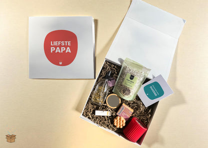 Cadeaubox L "Relax" - "Liefste papa"