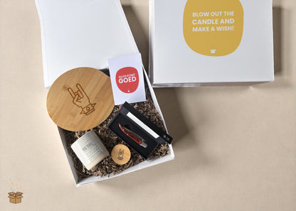 Cadeaubox Voor Hem "Heavy Metal" - "Blow out the candle"