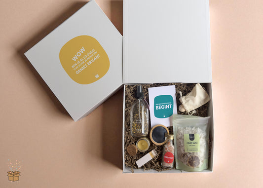 Cadeaubox M "Relax" - "Tijd voor je pensioen"