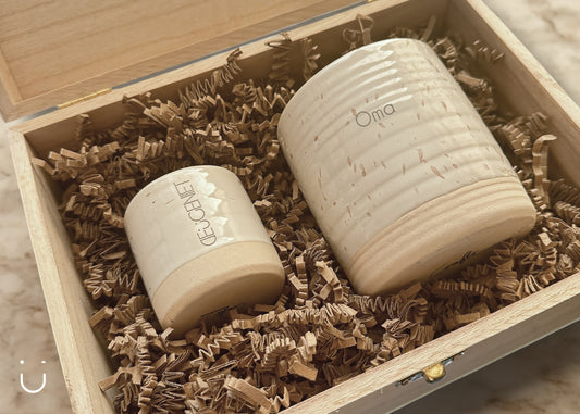 Cadeauset tasjes - Aankondiging oma - Deugeniet - Meter/peter cadeaus