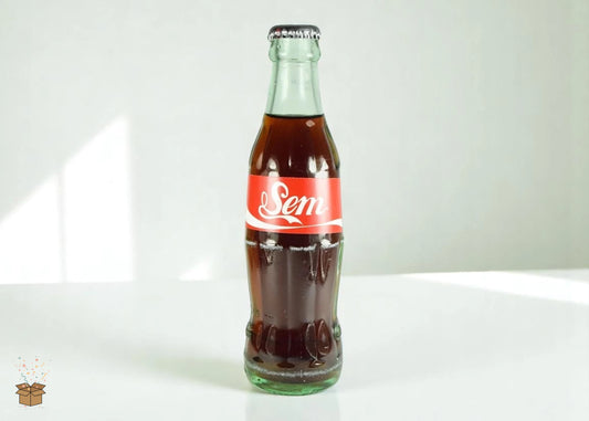ETIKET Coca cola flesje - gepersonaliseerd