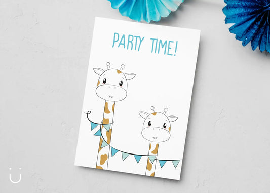 Party time - Deugeniet - Verjaardagskaartje