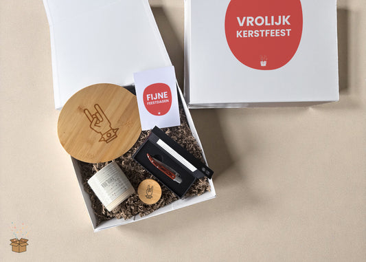 Cadeaubox Voor Hem "Heavy Metal" - "Vrolijk Kerstfeest"